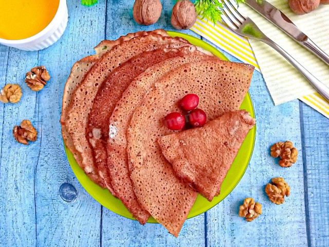 Ржаные блины на молоке