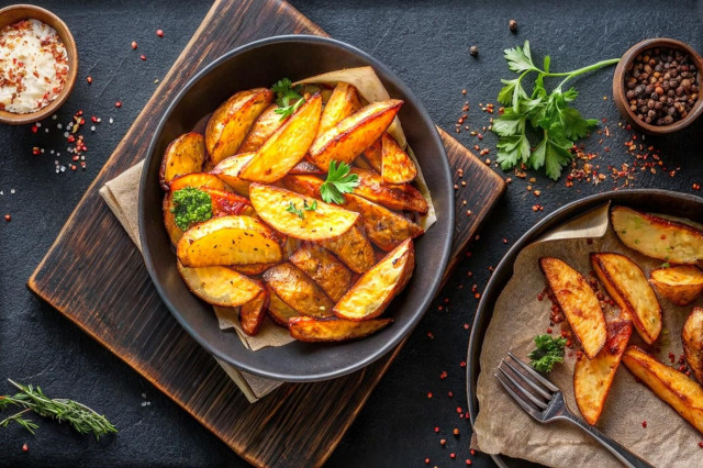 Картофель Айдахо в духовке