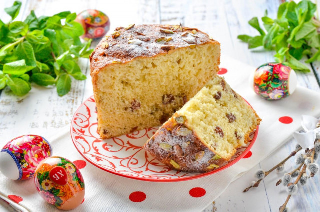 Кулич пасхальный на закваске