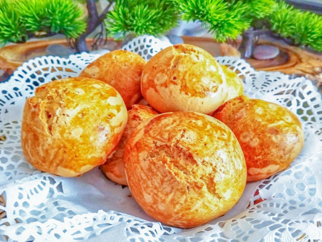 Пышки на рассоле в духовке