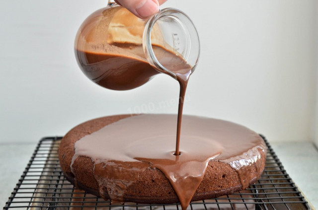 Глазурь для торта из какао шоколадная