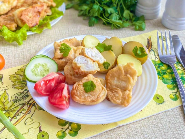 Филе хека в кляре