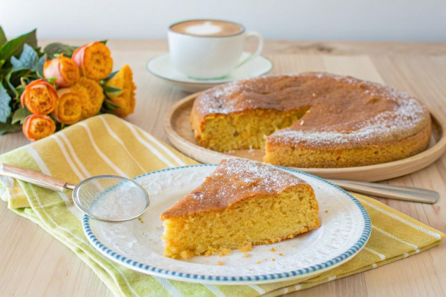 Тыквенный пирог в мультиварке