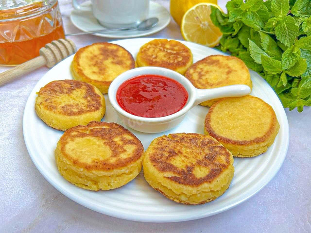 Сырники с кукурузной мукой
