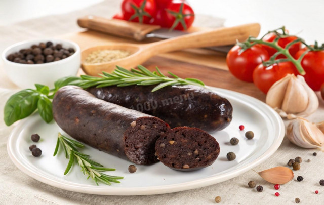 Кровянка домашняя кровяная колбаса с гречкой
