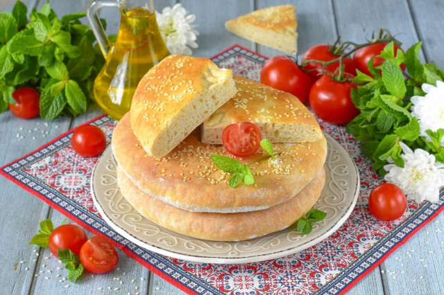 Узбекские лепешки в духовке