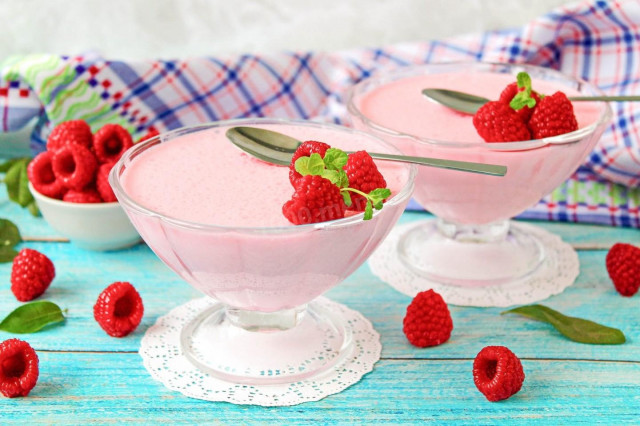 Желе со сметаной