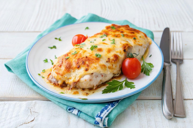 Мясо по французски в аэрогриле из свинины