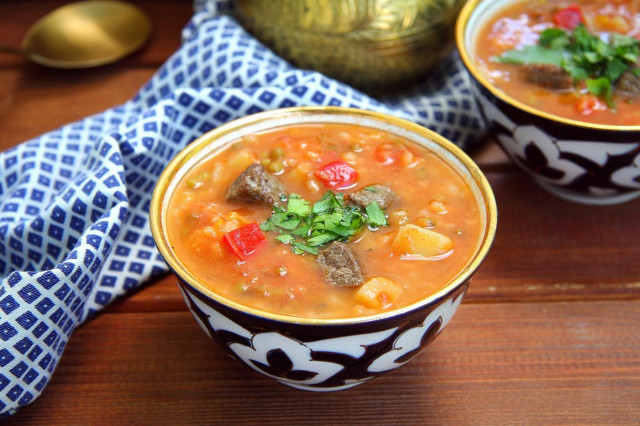 Суп из маша по узбекски
