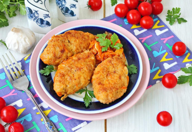 Ленивые голубцы с капустой котлетами