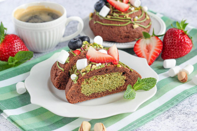 Дубайское печенье крамбл кукис с фисташковой пастой