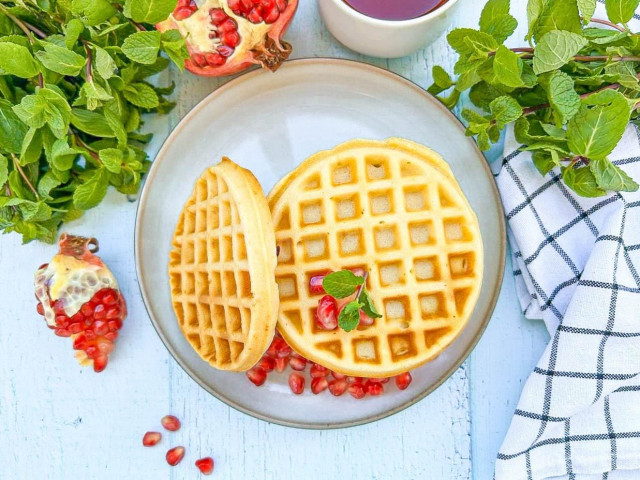 Вафли на сгущенке