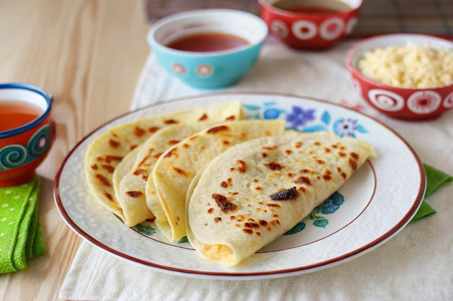 Кыстыбый с пшеном и тыквой