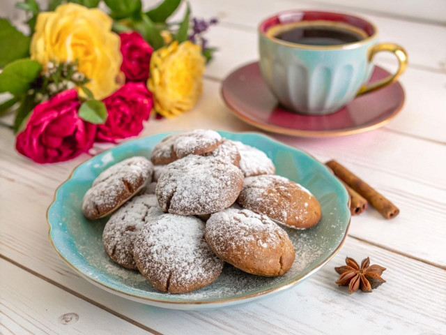 Домашние ржаные пряники на меду с корицей и какао