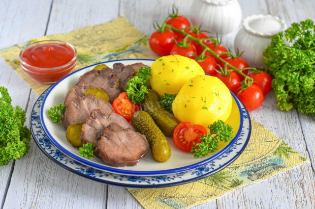 Язык в аэрогриле