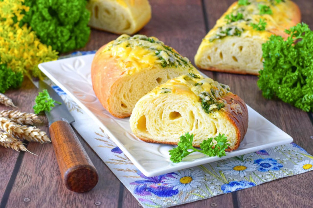 Багет с сыром в духовке