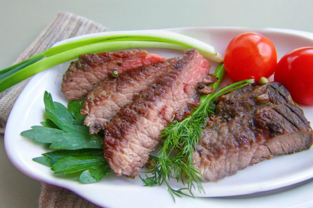 Правильный стейк из говядины