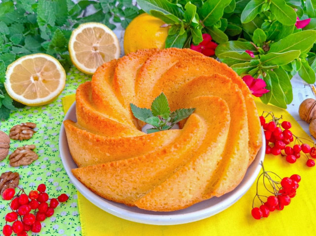 Кекс в аэрогриле в силиконовой форме