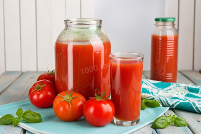 Томатный сок через соковыжималку на зиму
