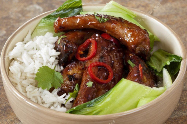 Свинина в китайском соусе хой син (хой шин)