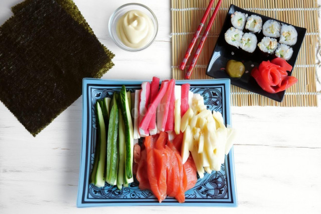 Начинка для суши в домашних условиях