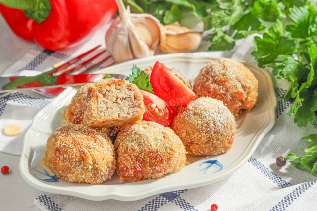 Рыбные фрикадельки из консервированного тунца