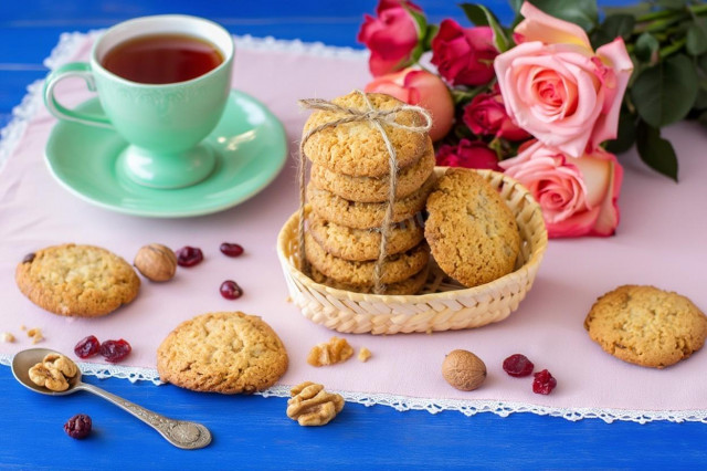 Овсяное печенье на йогурте