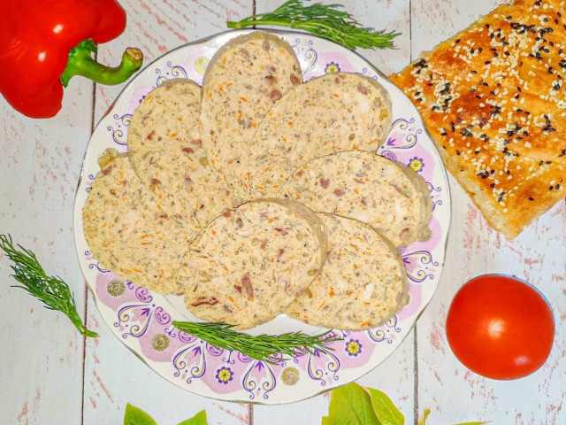 Колбаса из куриных грудок домашняя