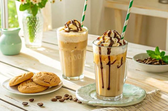 Холодный кофе Фраппе  освежающий напиток с нежным вкусом