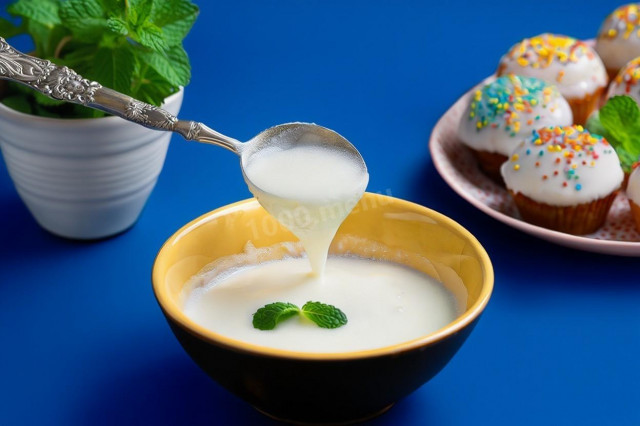 Глазурь для кексов сахарная