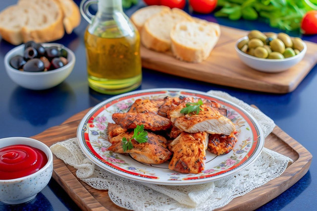 Отбивные из куриных грудок на сковороде