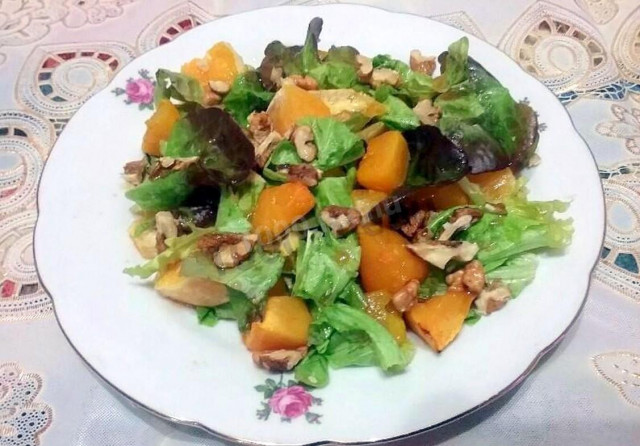 Салат из тыквы с апельсинами