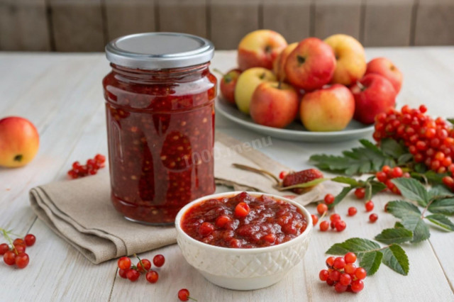 Варенье рябиновое с яблоками