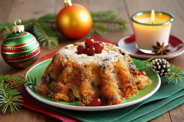 Английский рождественский пудинг