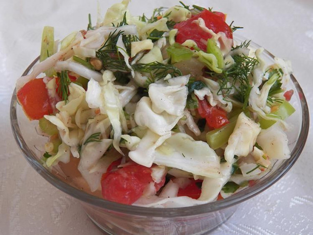 Салат Капуста по-мексикански