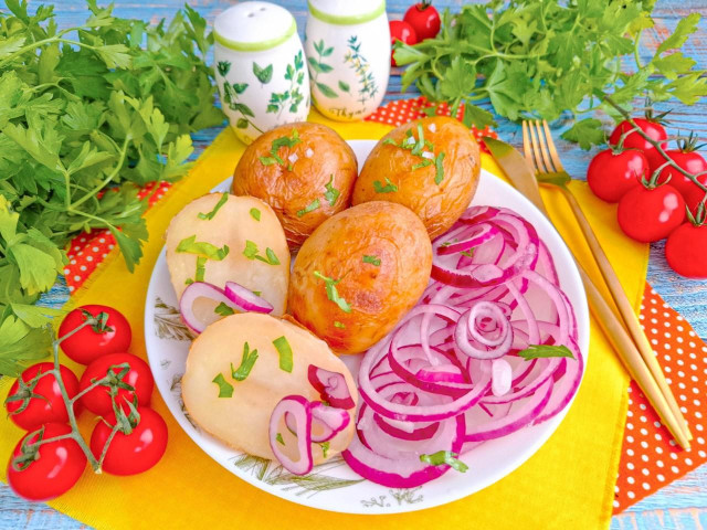 Картошка в аэрогриле в фольге