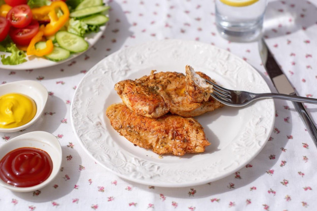 Сочные куриные грудки на сковороде