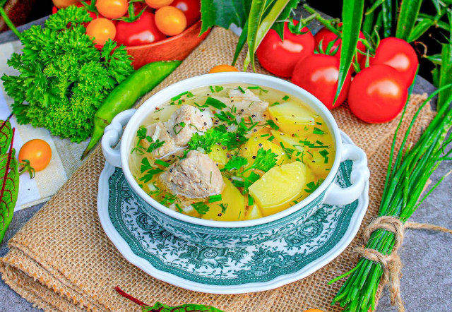 Шулюм из свинины в домашних условиях