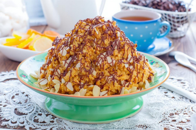 Торт муравейник классический со сгущенкой вареной