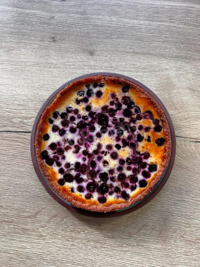 Пирог черничный