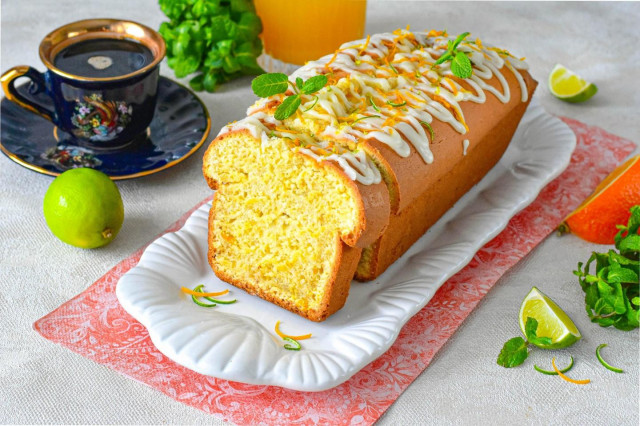 Кекс с апельсиновой цедрой