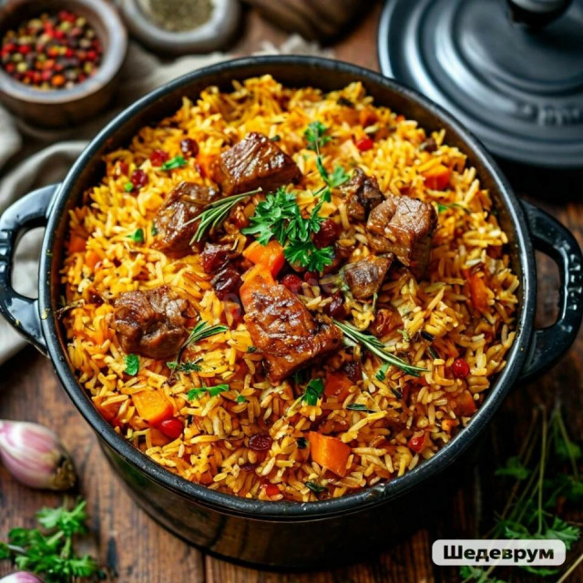 Плов в мультиварке-скороварке