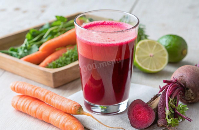 Морковно свекольный сок