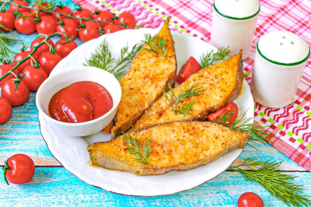 Жареный палтус на сковороде