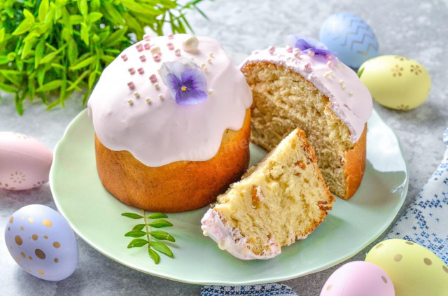 Пасхальный кулич с коньяком