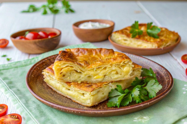 Пирог сабурани из лаваша