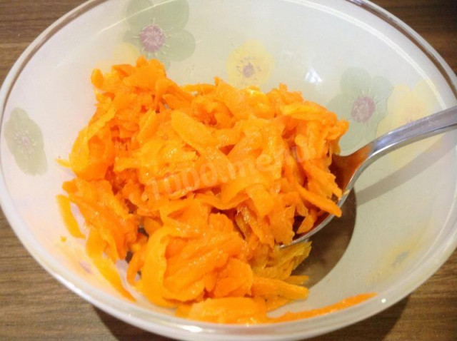 Морковная начинка для сладкой выпечки