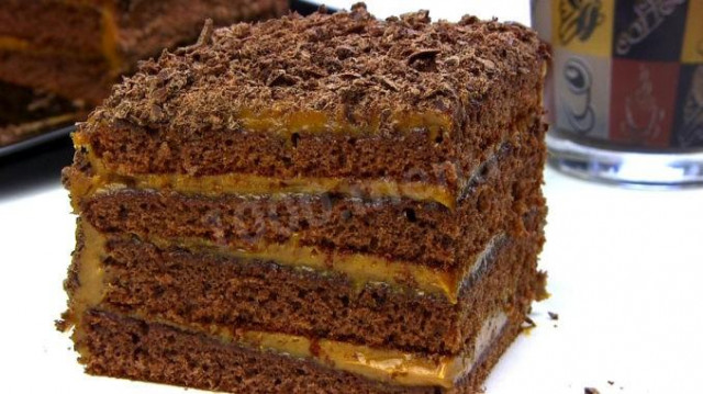 Торт Медовик шоколадный без раскатывания коржей