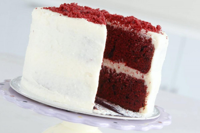 Торт Красный бархат без красителя