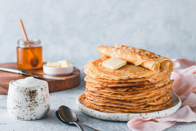 Блины на детской смеси